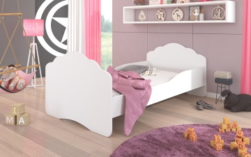 Pat copii ADRK CASIMO – 80x160 cm – Alb – fotografie de catalog a modelului