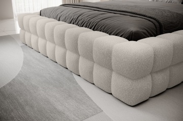 Pat tapițat ELTAP Dizzle Bed, 160x200 cm, bej, Jaffray 18 – vedere generală a produsului