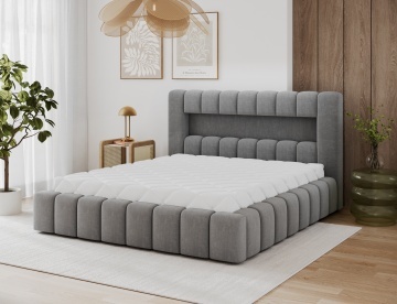 Pat tapițat ELTAP Lamica, 180x200 cm, gri, Monolith 85 – fotografie suplimentară de catalog – cadru alternativ al produsului