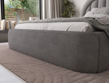 Pat tapițat ELTAP Tapedo Bed, 180x200 cm, gri, Amore 04 – prezentare a produsului dintr-un alt cadru