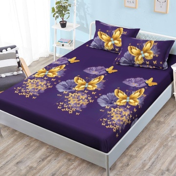Set cearceaf cu elastic + 2 fețe de pernă, 3 piese, policoton, G-105
