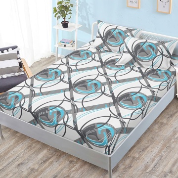 Set cearceaf cu elastic + 2 fețe de pernă, 3 piese, policoton, G-133