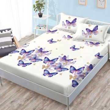 Set cearceaf cu elastic + 2 fețe de pernă, 3 piese, policoton, G-279