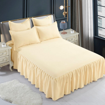 Lenjerie de pat culoare crem