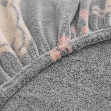 textura pufoasa a husei de pat cocolino cu elastic