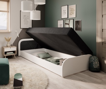 Pat ELTAP Parys W, 80x190 cm, negru, Alova 04 BONELL INTEGRATĂ – imagine suplimentară din galeria modelului – cadru alternativ al produsului
