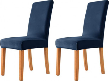 huse elastice pentru scaun culoare bleumarin