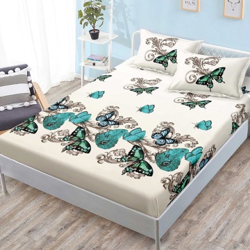 Set cearceaf cu elastic + 2 fețe de pernă, 3 piese, policoton, G-248