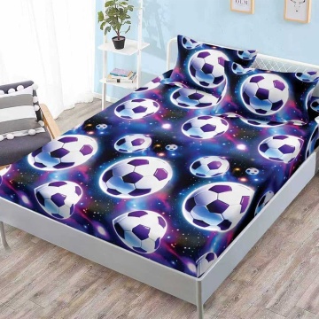 Set cearceaf cu elastic + 2 fețe de pernă, 3 piese, policoton, G-296