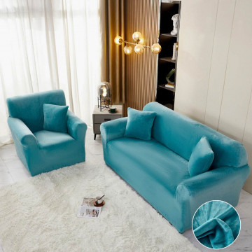 husa pentru canapea 2 locuri culoare turquoise
