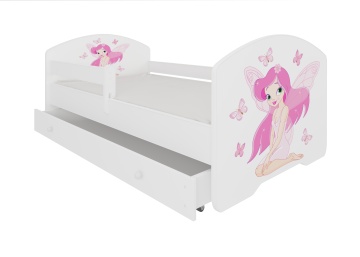 Pat copii ADRK PEPE – 80x160 cm – Varianta 2 – fotografie de catalog a modelului – prezentare suplimentară a modelului