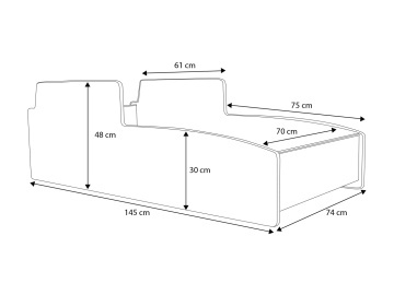 Pat copii ADRK TRACTOR YELLOW – 70x140 cm – Galben – prezentare alternativă a modelului
