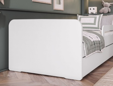 Pat pentru copii ELTAP Duuli, with a mattress, 80x200 cm, alb – fotografie suplimentară de catalog