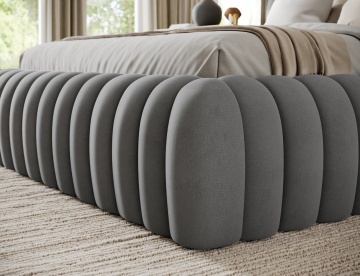 Pat tapițat ELTAP Carilla Bed, 180x200 cm, gri, Sola 06 – prezentare a produsului dintr-un alt cadru