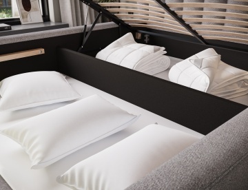 Pat tapițat ELTAP Tapedo Bed, 180x200 cm, gri, Xillar 04 – vedere suplimentară a modelului