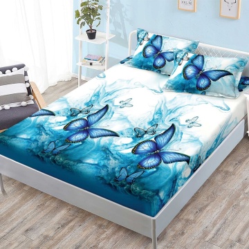 Set cearceaf cu elastic + 2 fețe de pernă, 3 piese, policoton, G-262