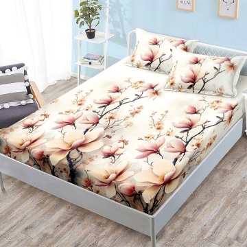 Set cearceaf cu elastic + 2 fețe de pernă, 3 piese, policoton, G-273