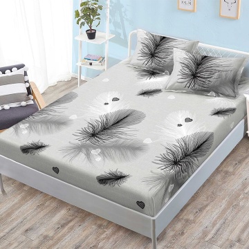 Set cearceaf cu elastic + 2 fețe de pernă, 3 piese, policoton, G-283