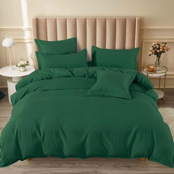 Lenjerie de pat cu cearceaf cu elastic, 6 piese, policoton, 200x230 cm, T191