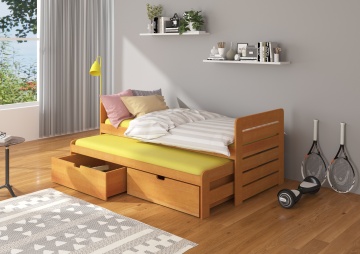 Pat copii ADRK TOMI – 80x180 cm – Arin – prezentare completă a produsului