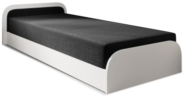Pat ELTAP Parys W, 80x190 cm, negru, Sawana 14 BONELL INTEGRATĂ, CU LADĂ, SKU BE-PA-LT-W-14SA