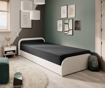 Pat ELTAP Parys W, 80x190 cm, negru, Sawana 14 BONELL INTEGRATĂ – fotografie de catalog a modelului – cadru alternativ al produsului