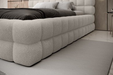 Pat tapițat ELTAP Dizzle Bed, 160x200 cm, bej, Jaffray 18 – prezentare alternativă a modelului