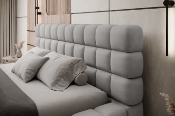 Pat tapițat ELTAP Dizzle Bed, 160x200 cm, gri, Touch 03 – fotografie suplimentară de catalog