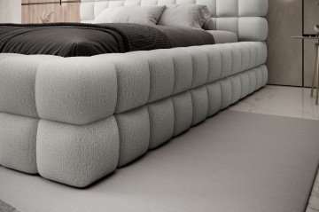 Pat tapițat ELTAP Dizzle Bed, 180x200 cm, alb, Royal 01 – prezentare alternativă a modelului