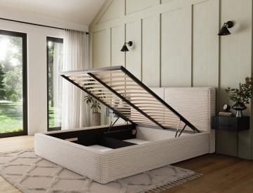 Pat tapițat ELTAP Pesillo Bed, 180x200 cm, bej, Modullo 18 – imagine de prezentare din galeria produsului – cadru alternativ al produsului