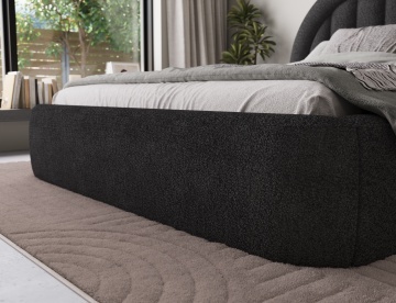 Pat tapițat ELTAP Tapedo Bed, 140x200 cm, gri închis, Royal 05 – prezentare a produsului dintr-un alt cadru