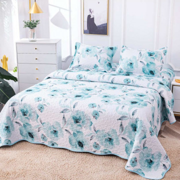 cuvertura de pat culoare albastru / turquoise
