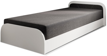 Pat ELTAP Parys W, 80x190 cm, gri închis, Sawana 05 BONELL INTEGRATĂ, CU LADĂ, SKU BE-PA-RT-W-05SA