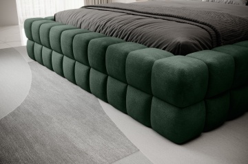 Pat tapițat ELTAP Dizzle Bed, 140x200 cm, verde, Amore 35 – vedere generală a produsului