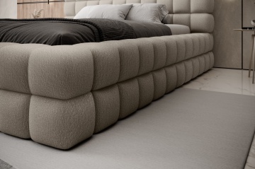 Pat tapițat ELTAP Dizzle Bed, 160x200 cm, bej, Royal 20 – prezentare alternativă a modelului