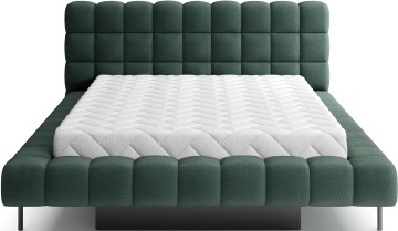 Pat tapițat ELTAP Magentta, 160x200 cm, verde, Amore 35 – vedere generală a produsului