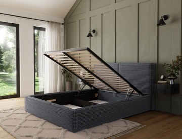 Pat tapițat ELTAP Pesillo Bed, 180x200 cm, gri, Modullo 04 – imagine de prezentare din galeria produsului – cadru alternativ al produsului
