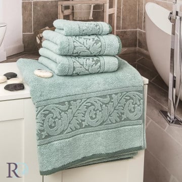 Prosop de baie, 100% bumbac, verde menta, Roxyma Dream Michaela