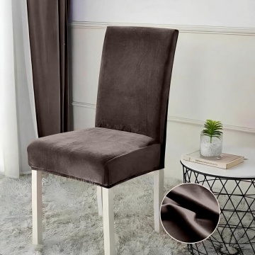 Set 6 huse elastice plușate pentru scaune, E-02