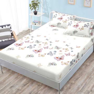 Set cearceaf cu elastic + 2 fețe de pernă, 3 piese, policoton, G-249