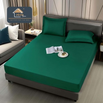 Husa de pat impermeabila cu elastic, policoton, 90/160/180x200 cm, Verde, HIJ-09
