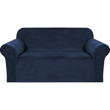husa canapea 2 locuri culoare bleumarin