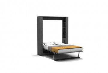 Pat rabatabil dublu Nova Queen Bed 150x200 cm, somieră inclusă, fără tăblii tapițate – prezentare vizuală a produsului