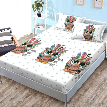 Set cearceaf cu elastic + 2 fețe de pernă, 3 piese, policoton, G-119