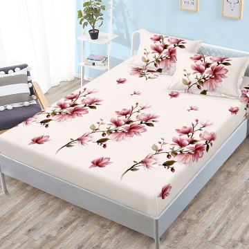 Set cearceaf cu elastic + 2 fețe de pernă, 3 piese, policoton, G-149