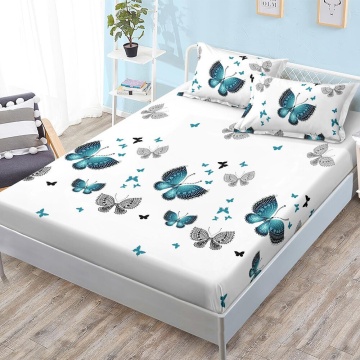 Set cearceaf cu elastic + 2 fețe de pernă, 3 piese, policoton, G-90