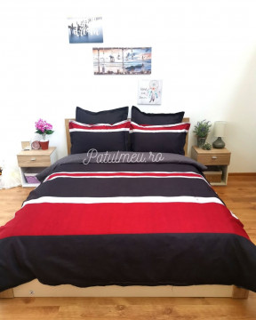Set lenjerie de pat cu elastic 