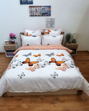 lenjerie de pat cu elastic 6 piese
