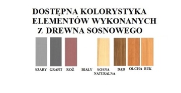Pat copii ADRK HIPPO – 80x180 cm – Roz – prezentare alternativă a modelului – cadru alternativ al produsului