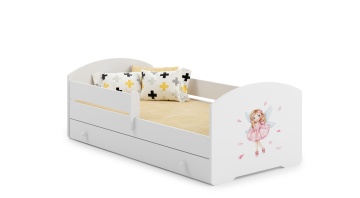 Pat copii ADRK PEPE – 70x140 cm – Varianta 1 – fotografie de catalog a modelului – prezentare suplimentară a modelului